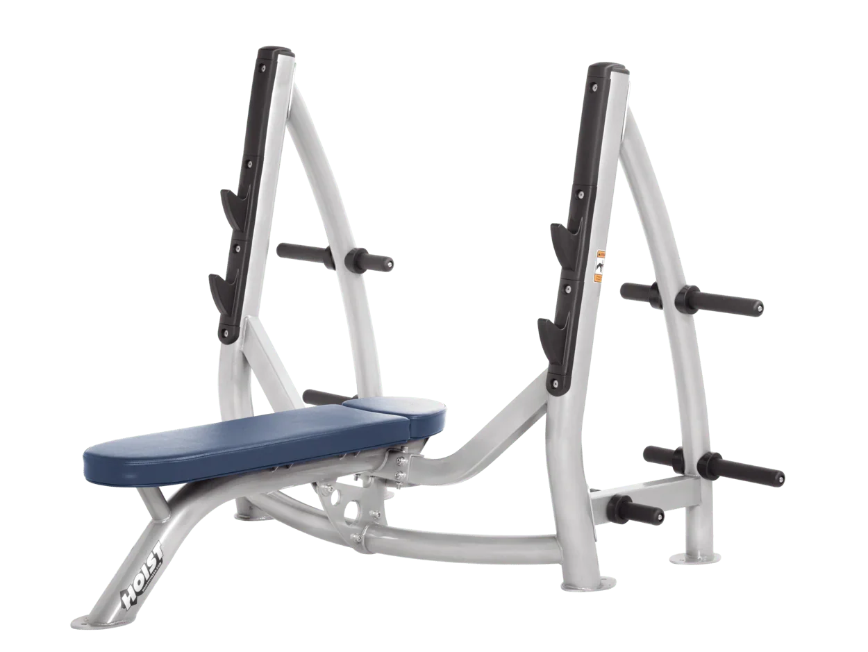 Commercial Olympic Flat Bench with Plate Storage (CF-3170-A)