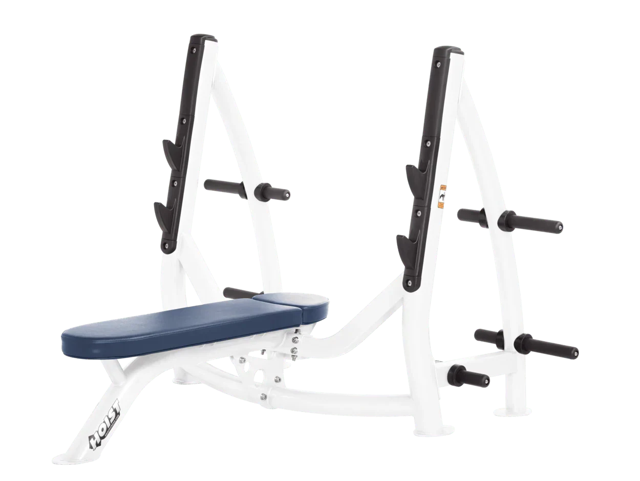 Commercial Olympic Flat Bench with Plate Storage (CF-3170-A)