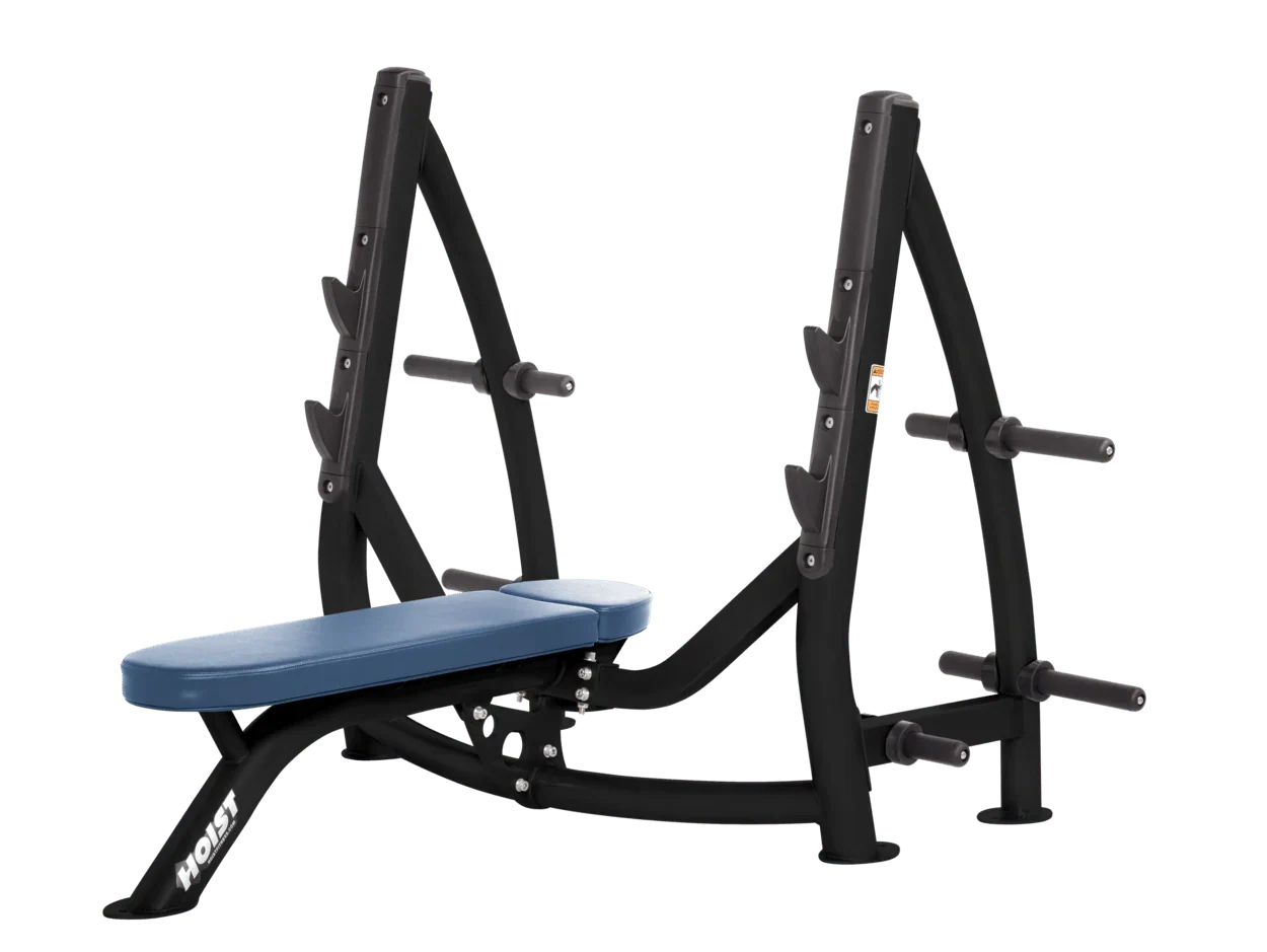 Commercial Olympic Flat Bench with Plate Storage (CF-3170-A)