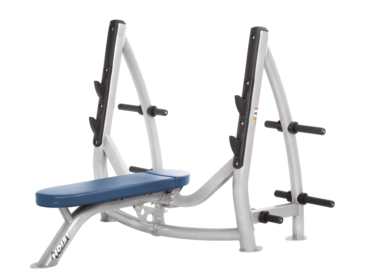 Commercial Olympic Flat Bench with Plate Storage (CF-3170-A)