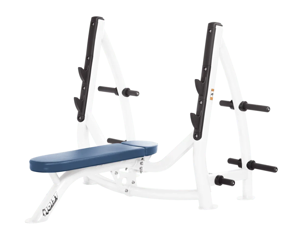 Commercial Olympic Flat Bench with Plate Storage (CF-3170-A)