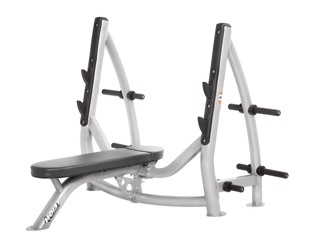 Commercial Olympic Flat Bench with Plate Storage (CF-3170-A)