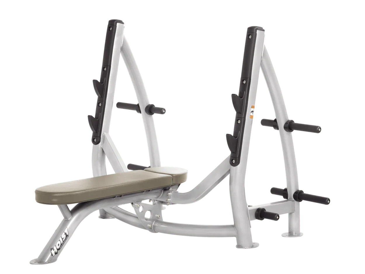 Commercial Olympic Flat Bench with Plate Storage (CF-3170-A)