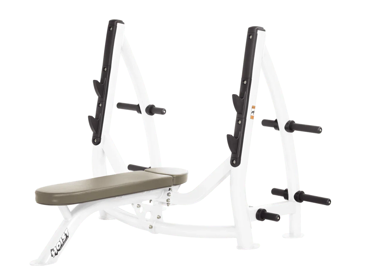 Commercial Olympic Flat Bench with Plate Storage (CF-3170-A)