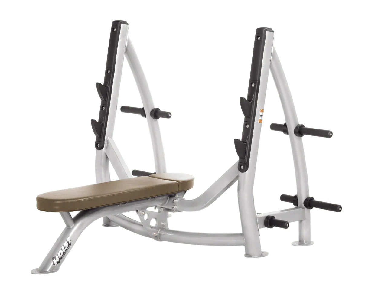 Commercial Olympic Flat Bench with Plate Storage (CF-3170-A)