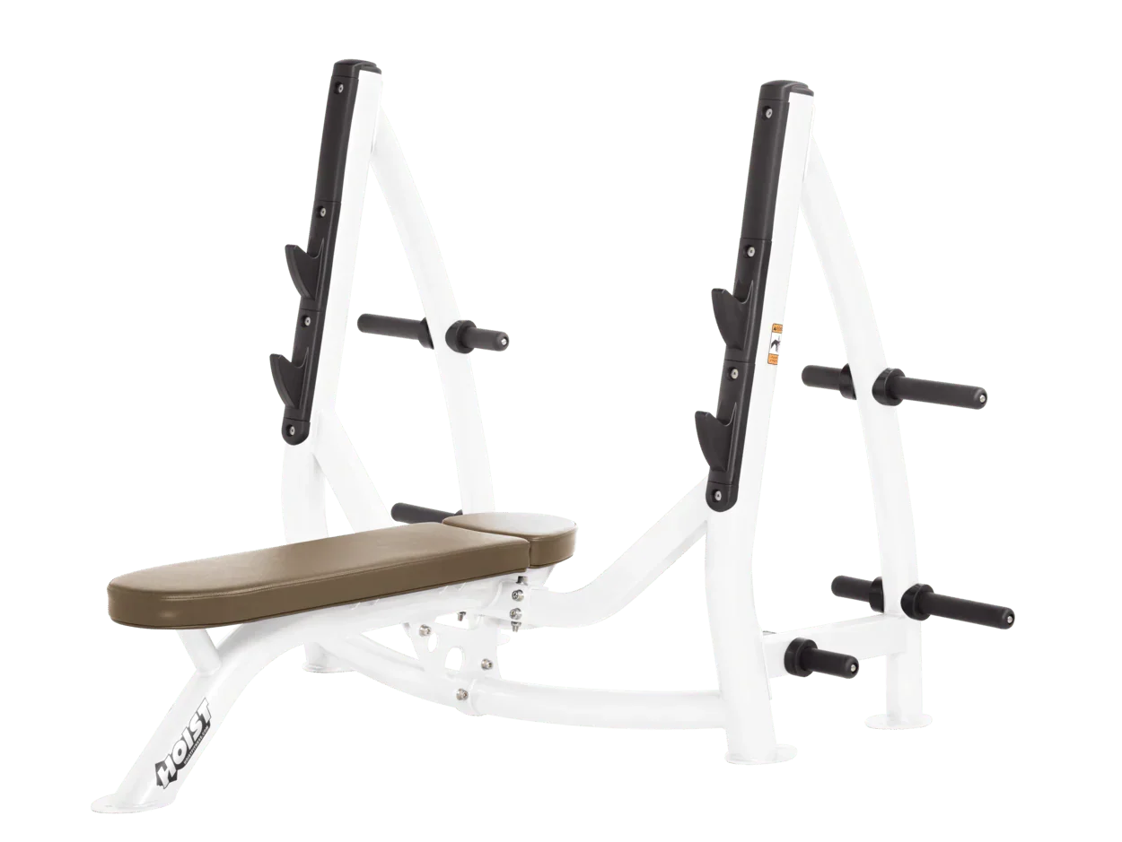 Commercial Olympic Flat Bench with Plate Storage (CF-3170-A)