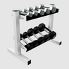 USA Sports 5 pair Horizontal DB Rack. Stores a 5-25lb dumbbell run. - GHDR-5 - IDX-1316