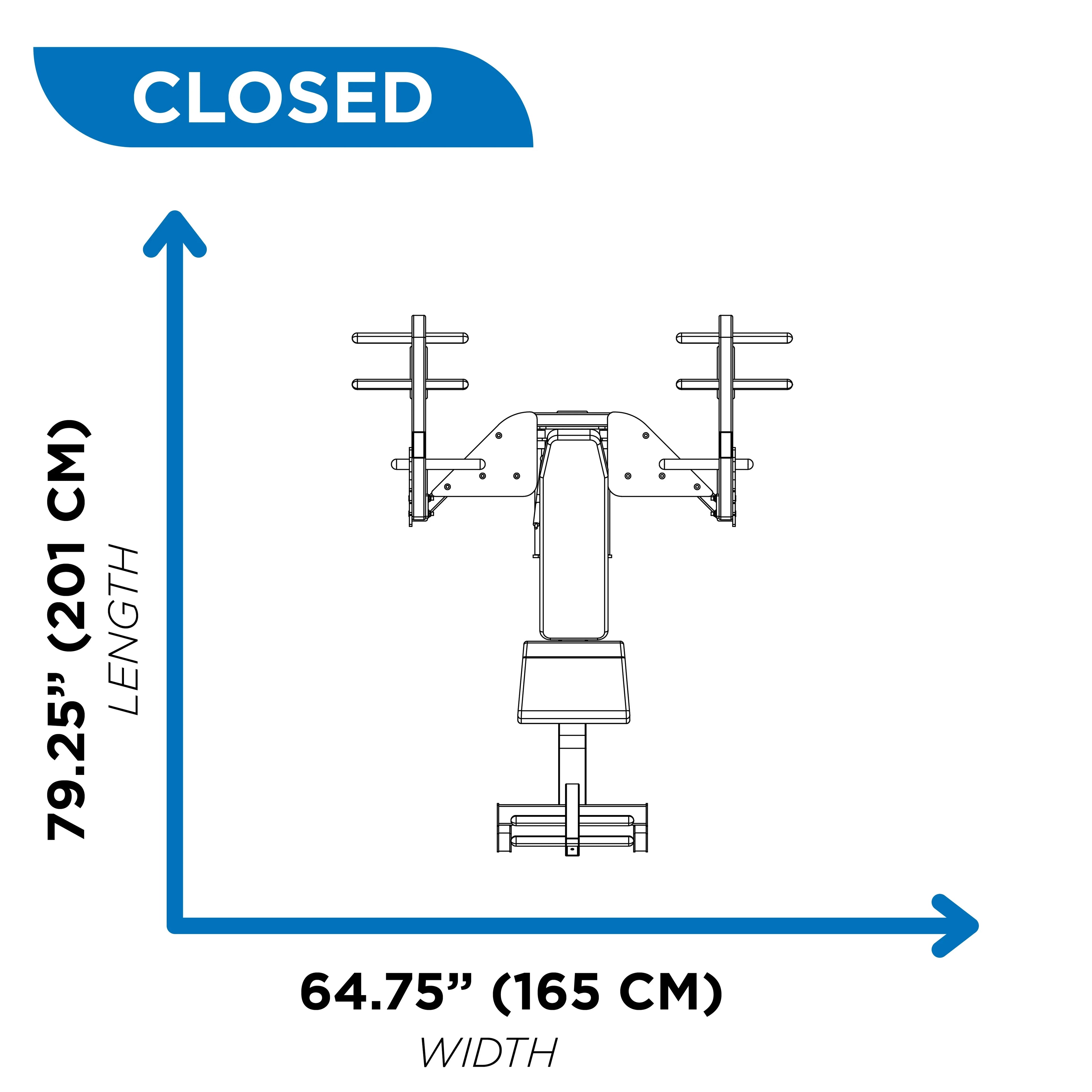 Commercial 3-Way Olympic Bench