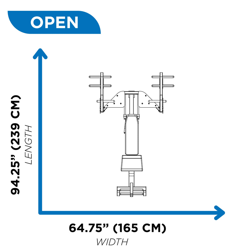 Commercial 3-Way Olympic Bench