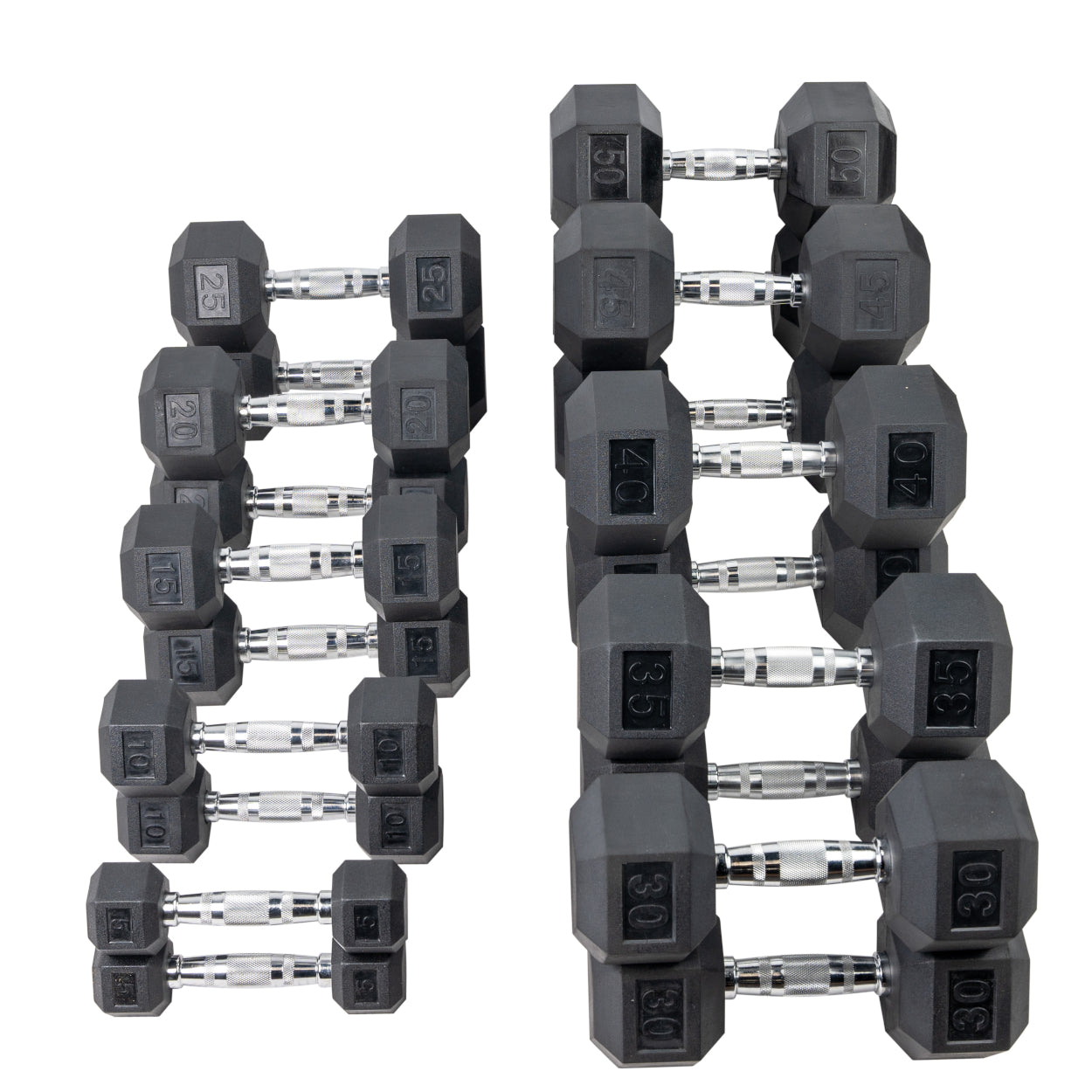 10-Pair Dumbbell Set 5-50 lbs. (5 lb. Increments)