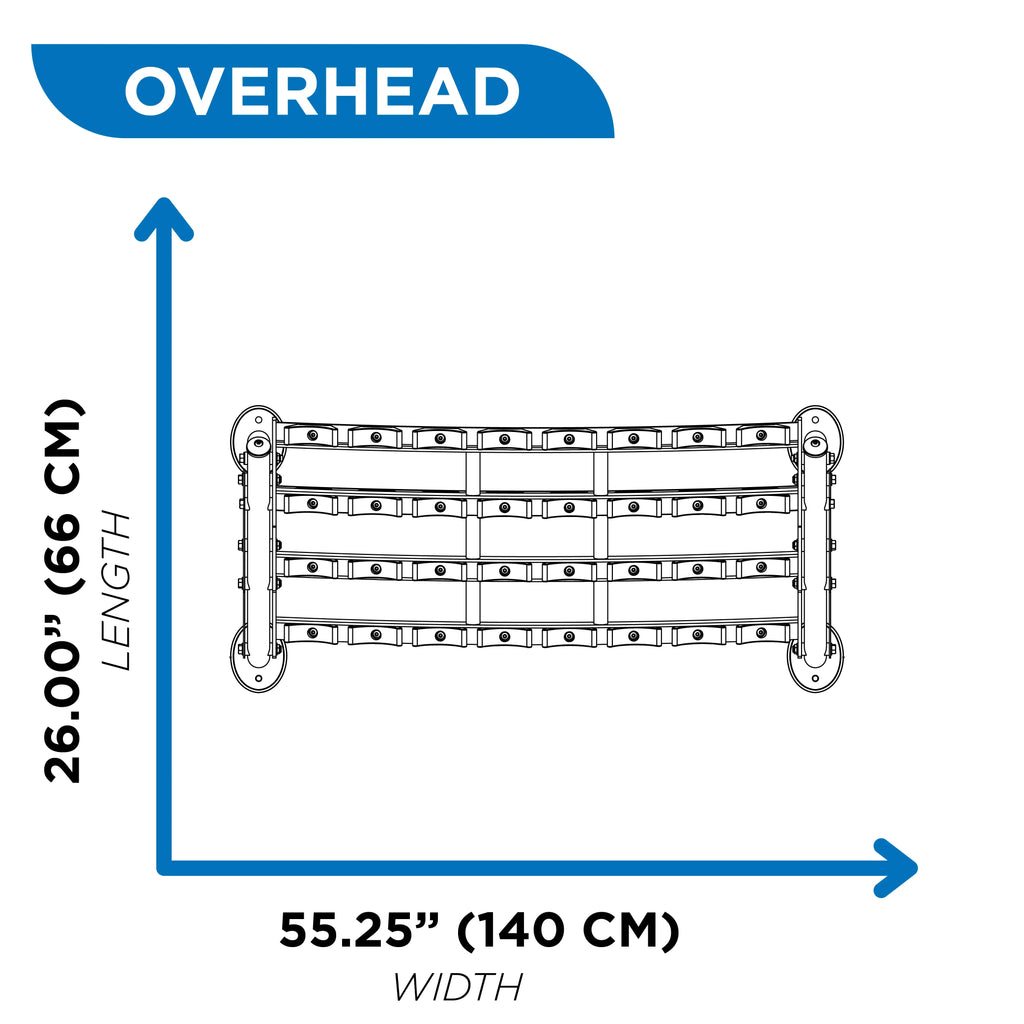 Horizontal Beauty Bell Rack