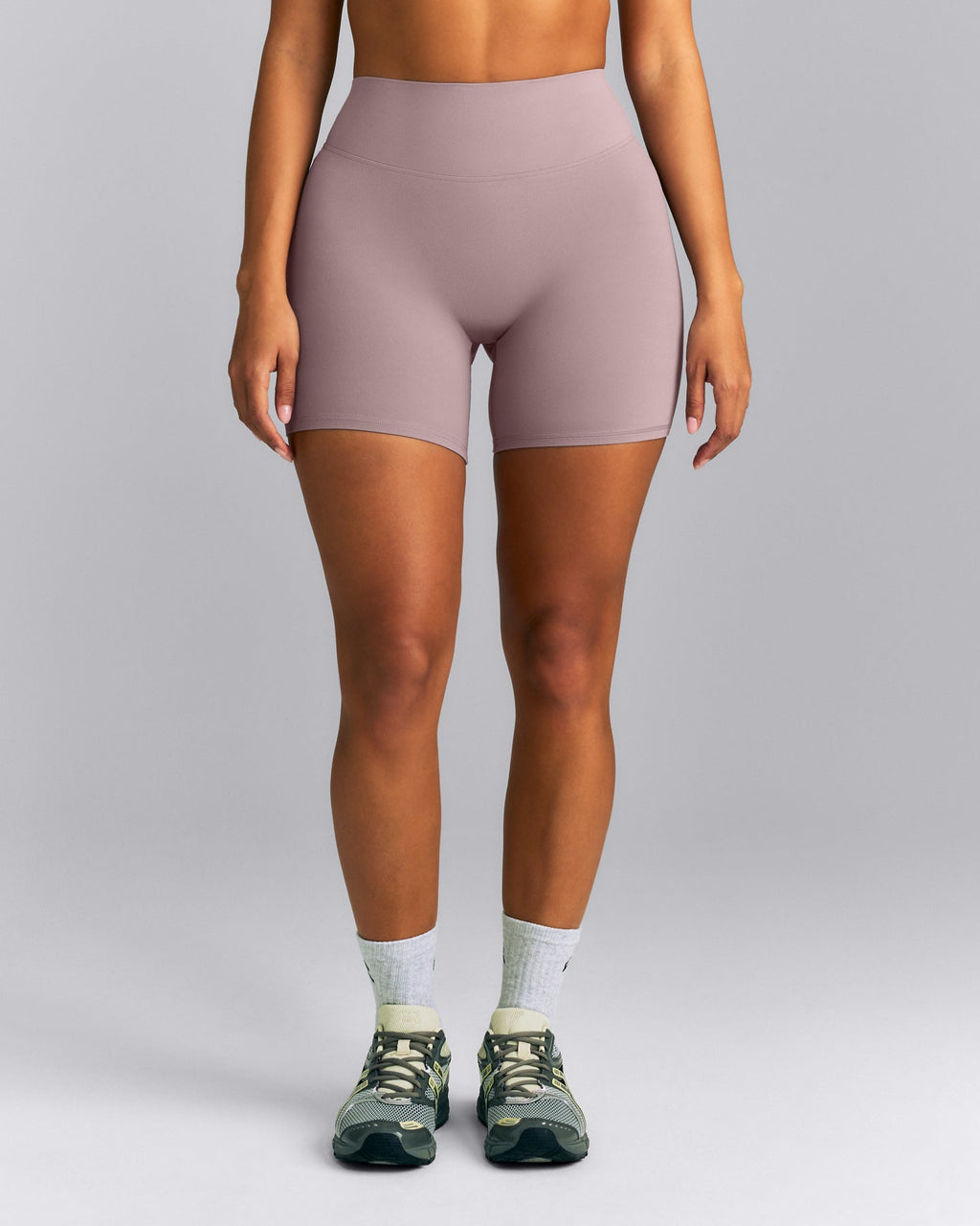 SoftMotion™ High Waisted Shorts 6" New Branding | Dusty Purple