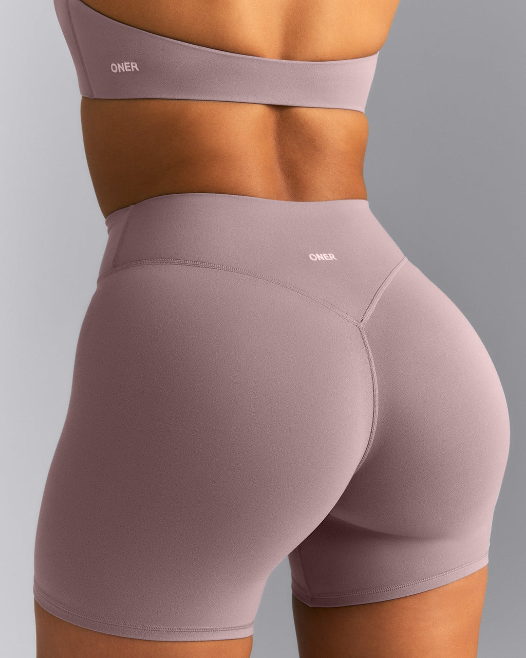 SoftMotion™ High Waisted Shorts 6" New Branding | Dusty Purple