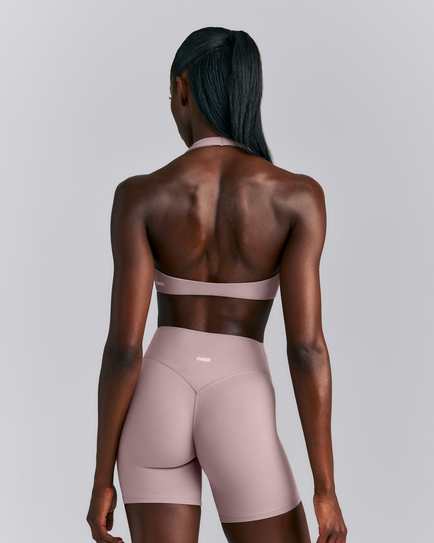 SoftMotion™ Minimal Halter Neck Bralette New Branding | Dusty Purple