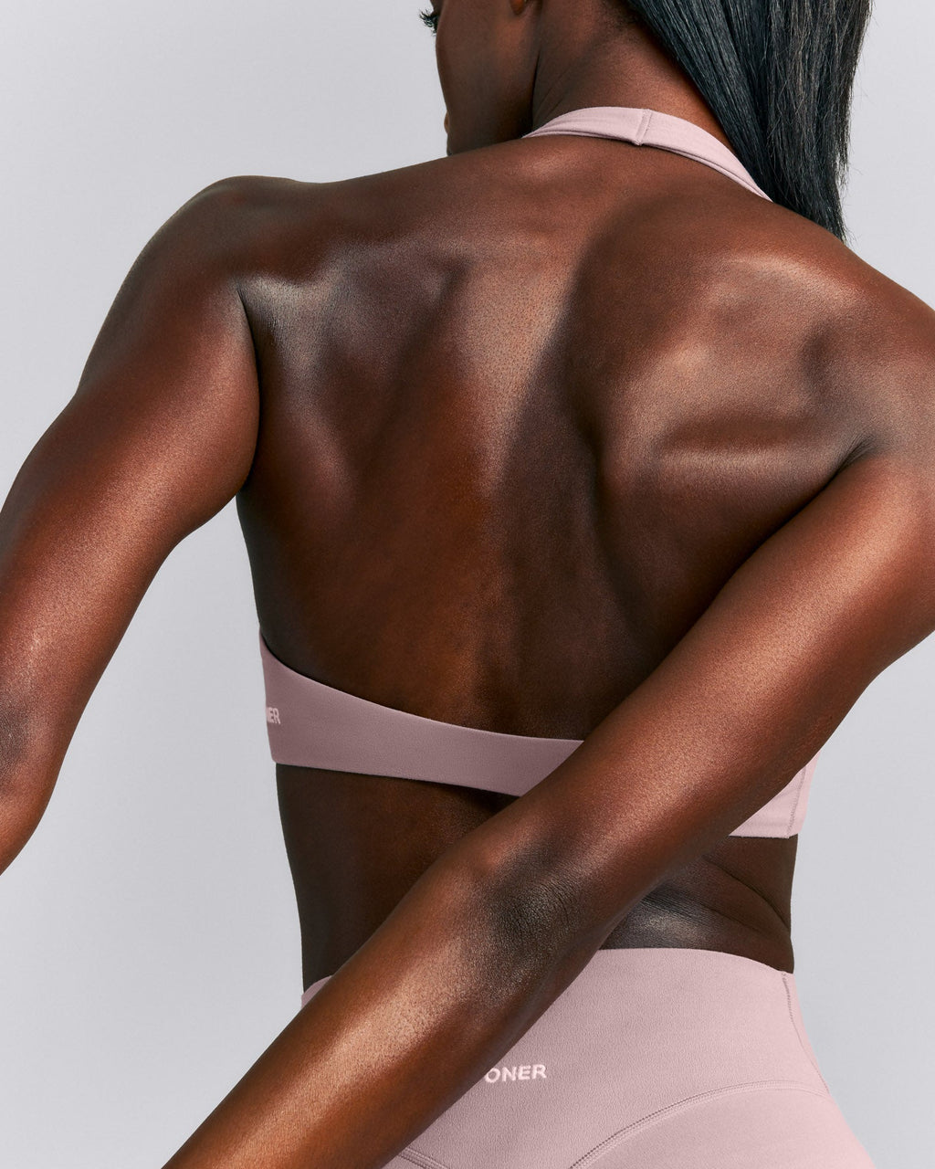 SoftMotion™ Minimal Halter Neck Bralette New Branding | Dusty Purple