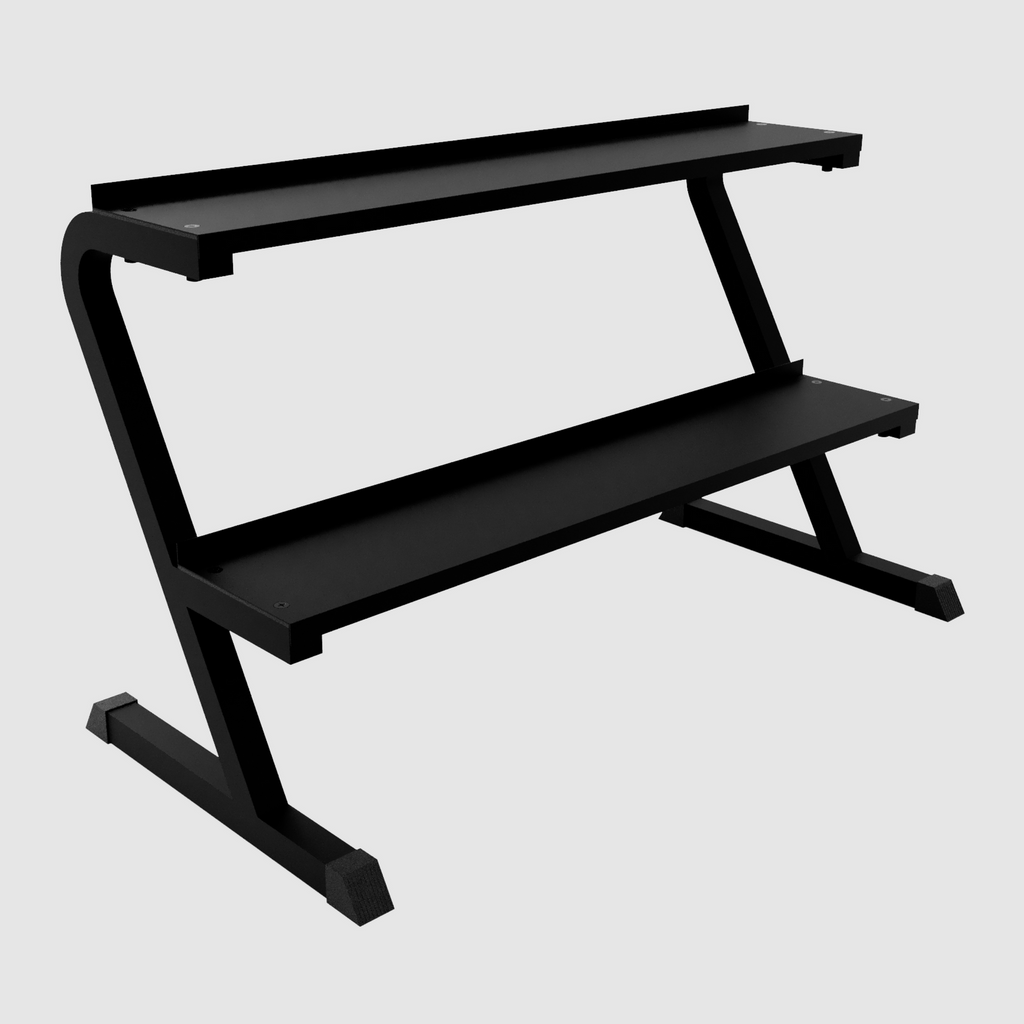 VTX Horizontal, 2 tier Kettlebell Rack. Stores 7 pairs of Kettle Bells. (20lbs-50lbs) - KBR-14 - IDX-1243