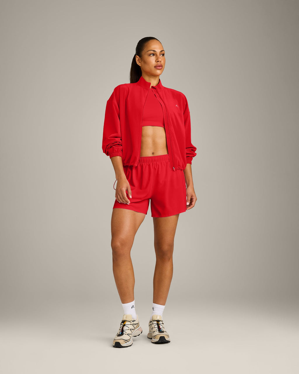 AirMove™ Lined Shorts 4" with Pocket New Branding | Fiery Red