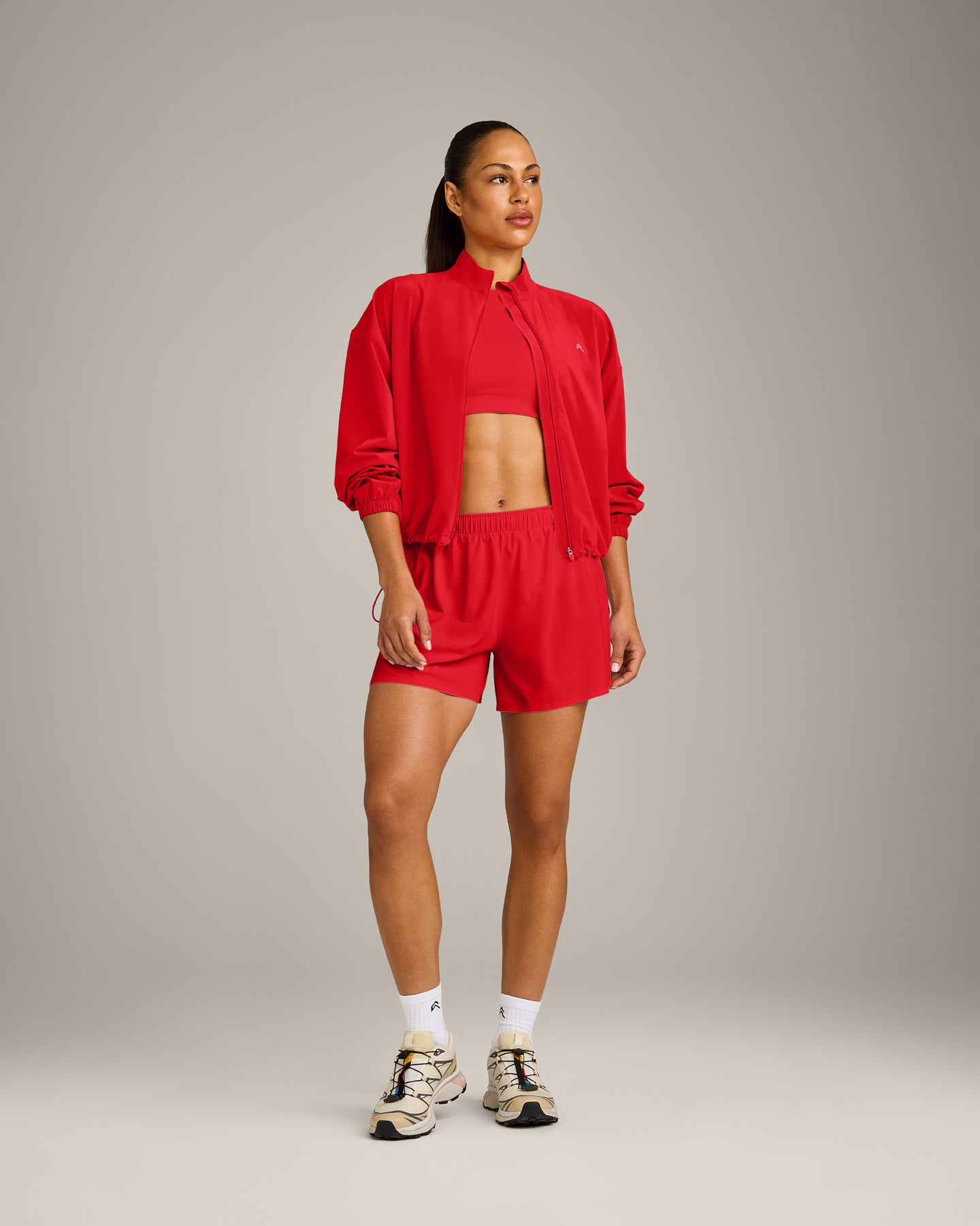 AirMove™ Lined Shorts 4" with Pocket New Branding | Fiery Red