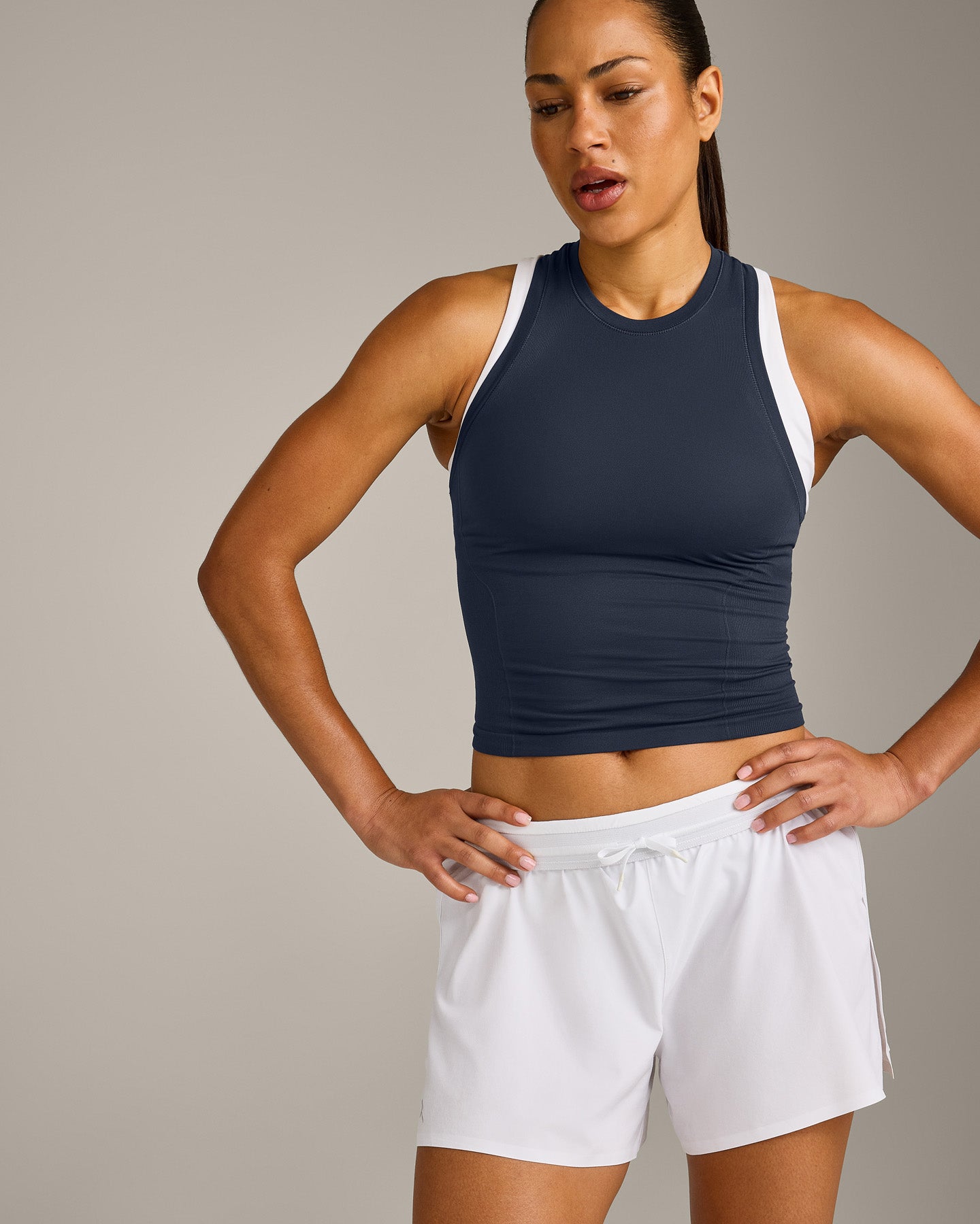AirMove™ Lined Shorts 4" with Pocket New Branding | White