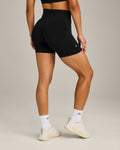 EffortlessLift™ Seamless High Rise Shorts New Branding | Black