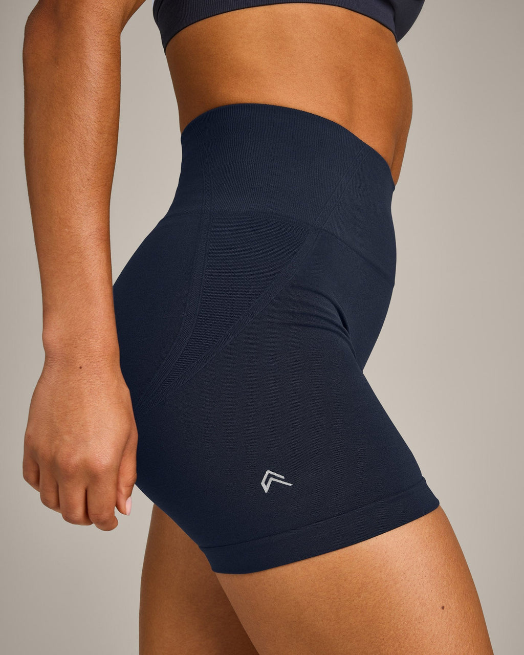EffortlessLift™ Seamless High Rise Shorts New Branding | True Blue