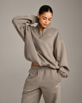 Foundations Cosy 1/4 Zip Sweatshirt | Minky