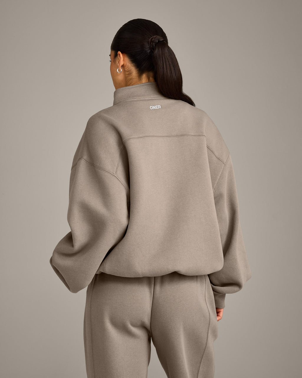 Foundations Cosy 1/4 Zip Sweatshirt | Minky