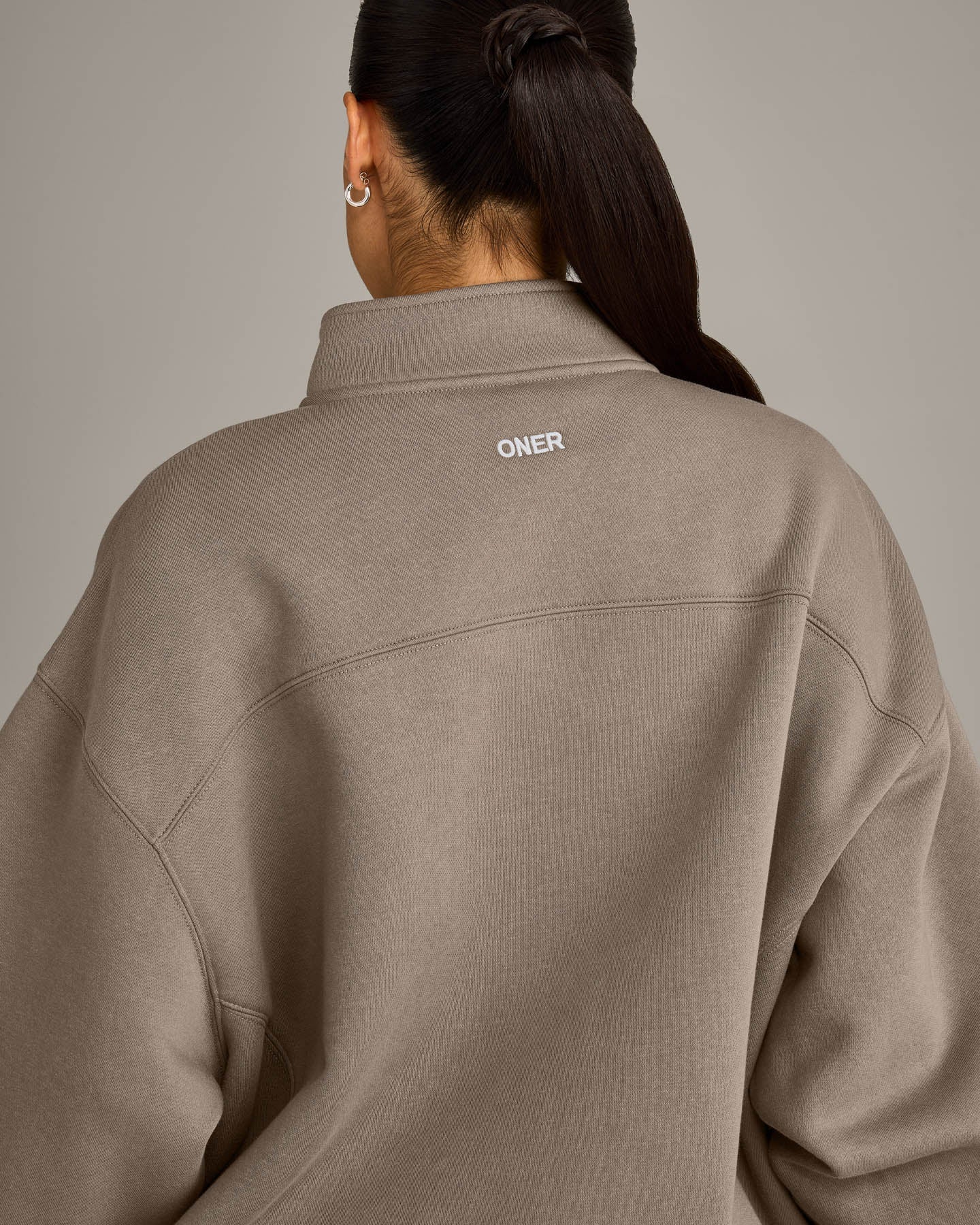 Foundations Cosy 1/4 Zip Sweatshirt | Minky