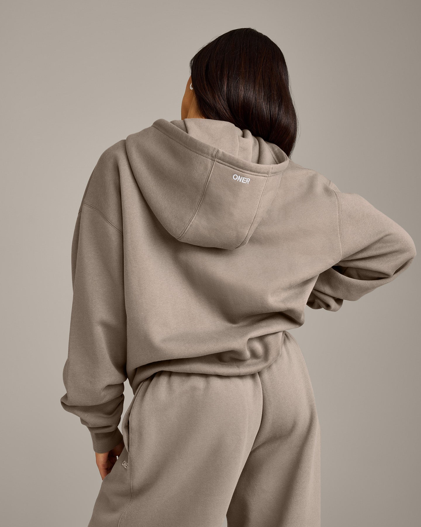 Foundations Cosy Oversized Zip Up Hoodie | Minky