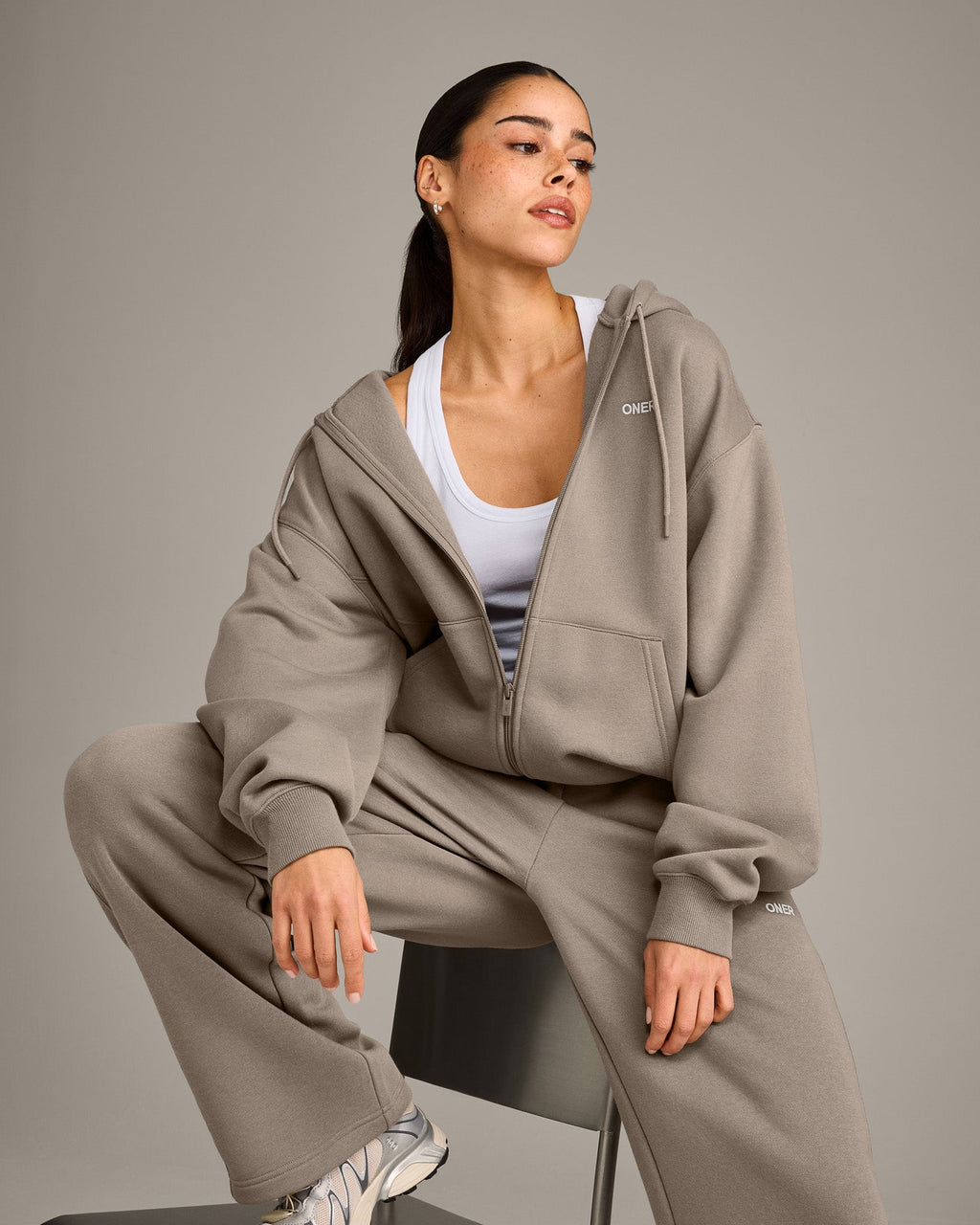 Foundations Cosy Zip Up Hoodie | Minky