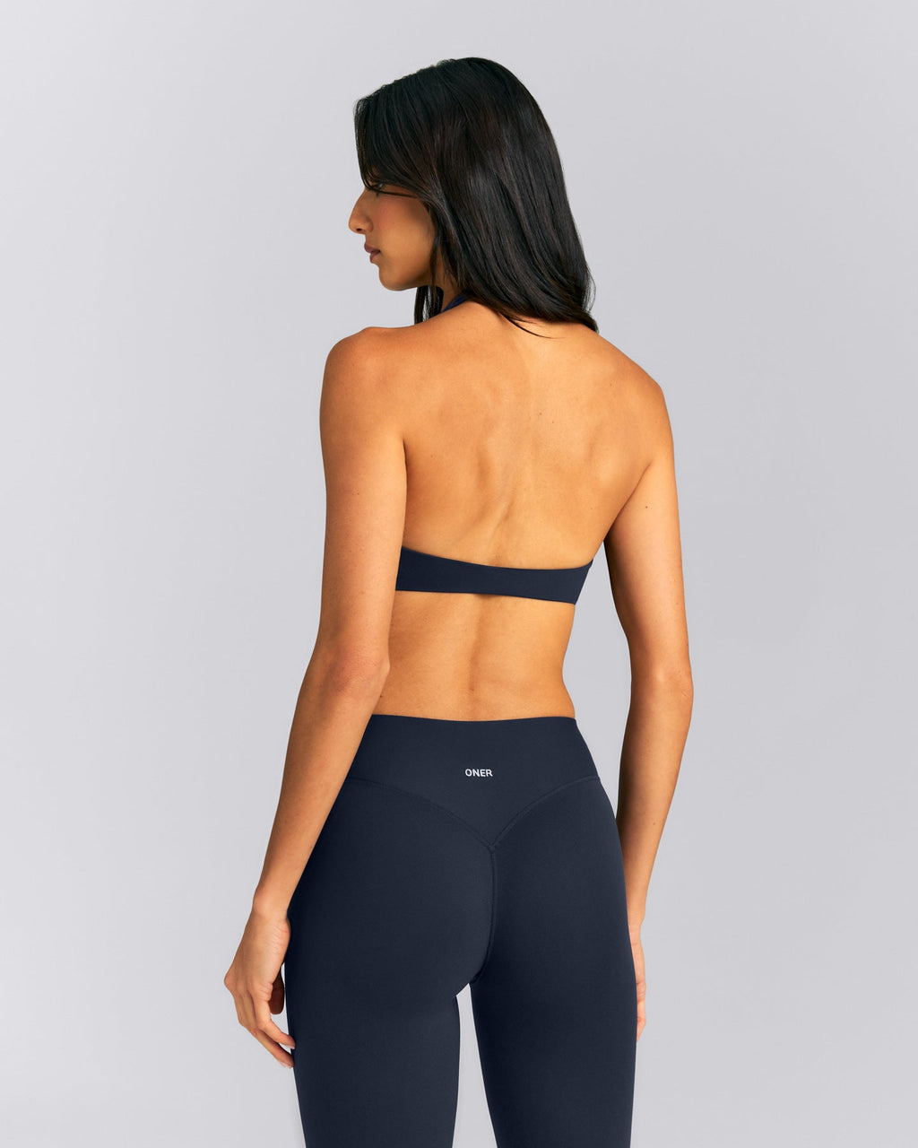 SoftMotion™ Minimal Halter Neck Bralette New Branding | True Blue