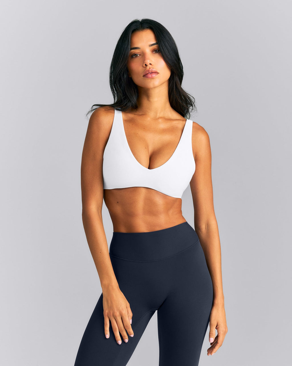 SoftMotion™ Scoop Back Bralette New Branding | White