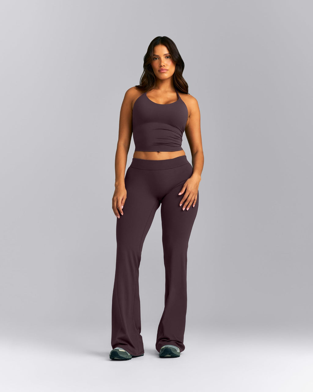 SoftMotion™ Flared Pants New Branding | Dark Umber Brown