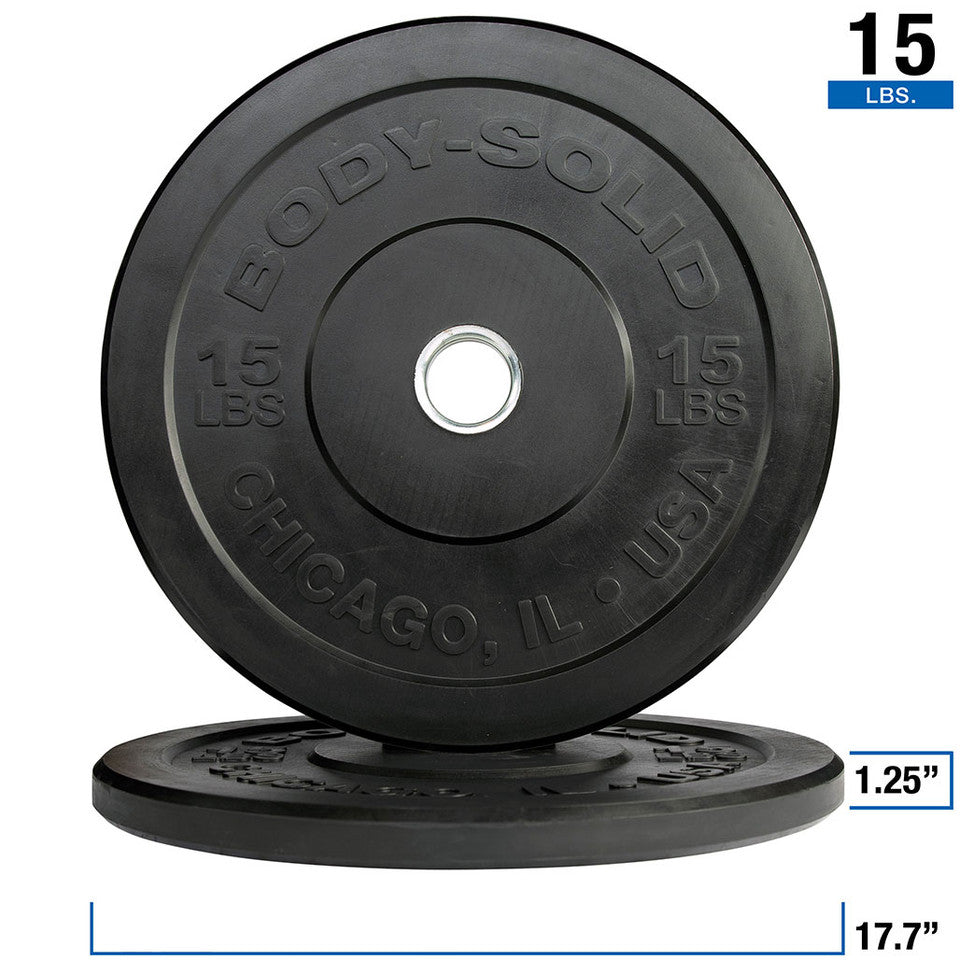 Body Solid OBPX Chicago Extreme Bumper Plates