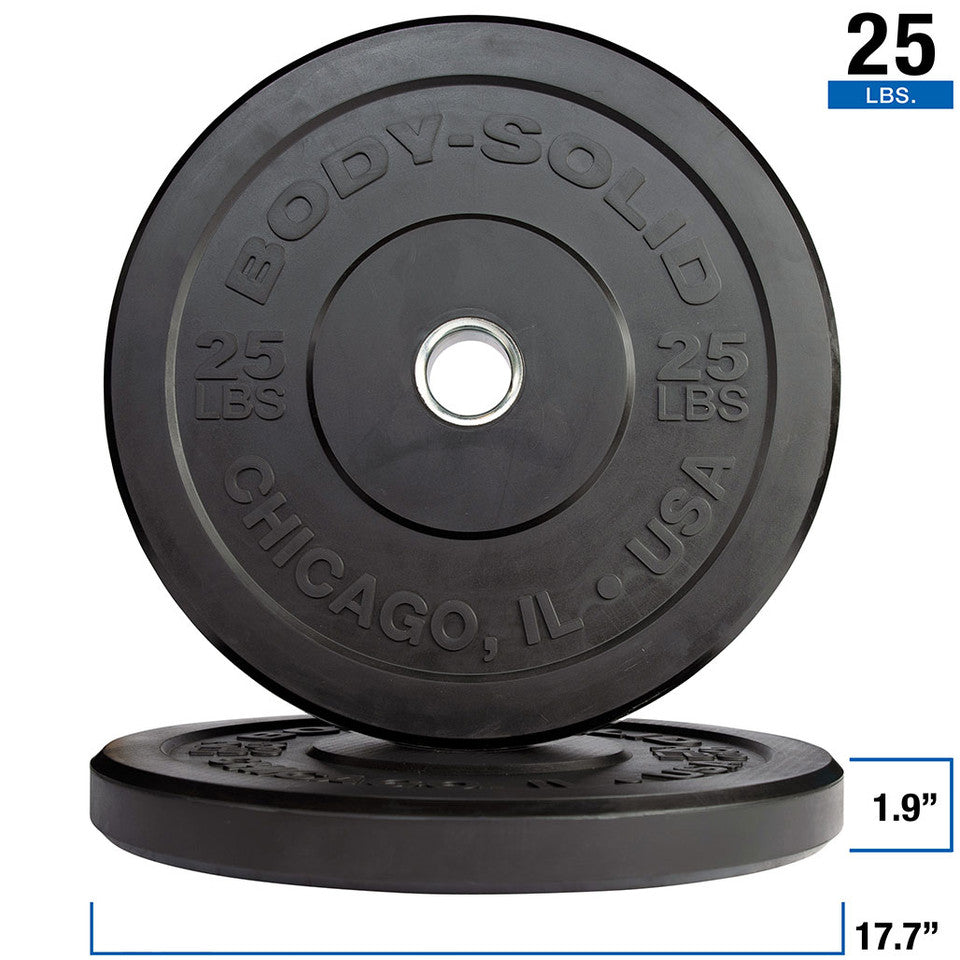 Body Solid OBPX Chicago Extreme Bumper Plates