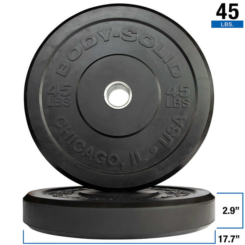 Body Solid OBPX Chicago Extreme Bumper Plates