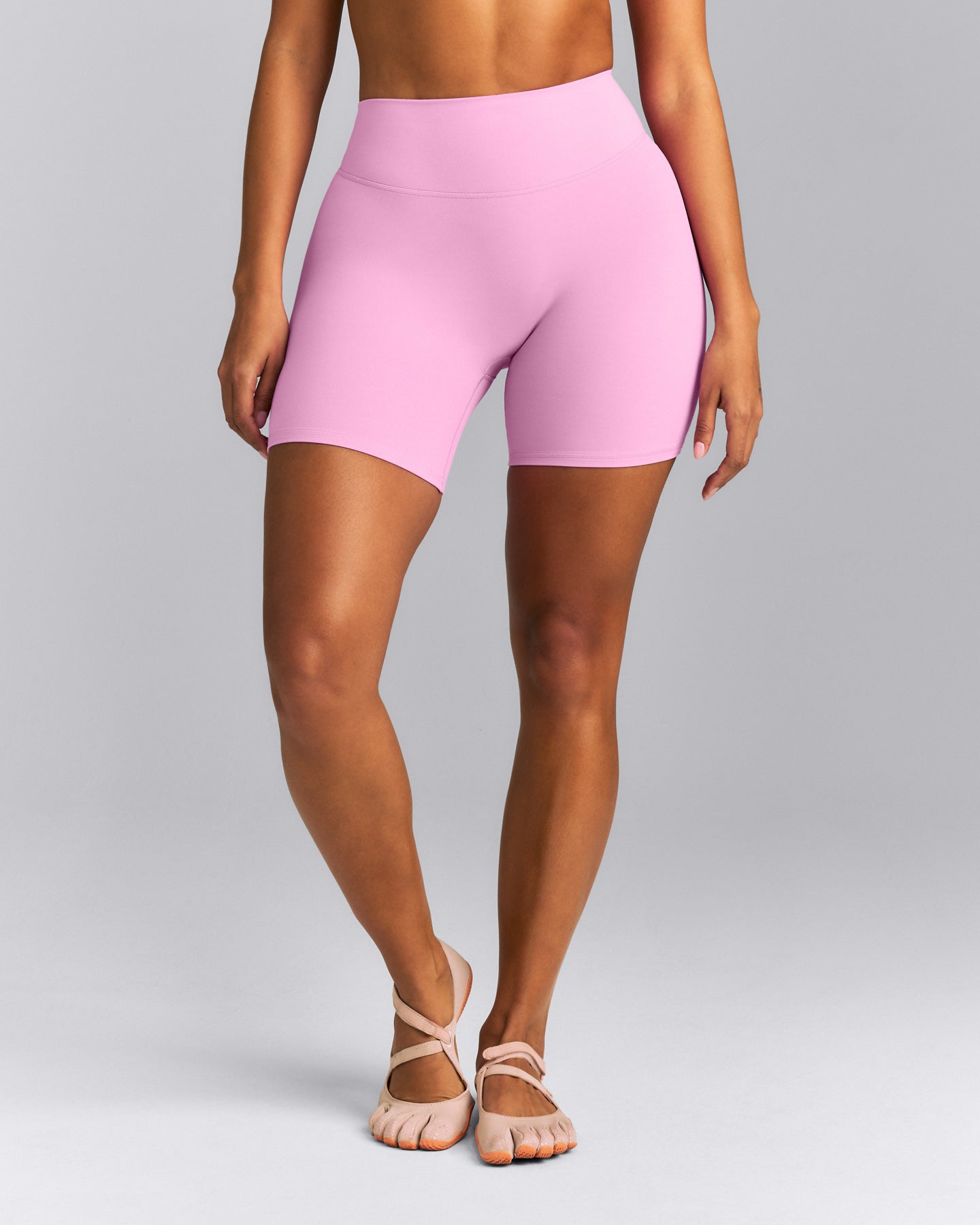 SoftMotion™ High Waisted Shorts 6" New Branding | Rose Pink