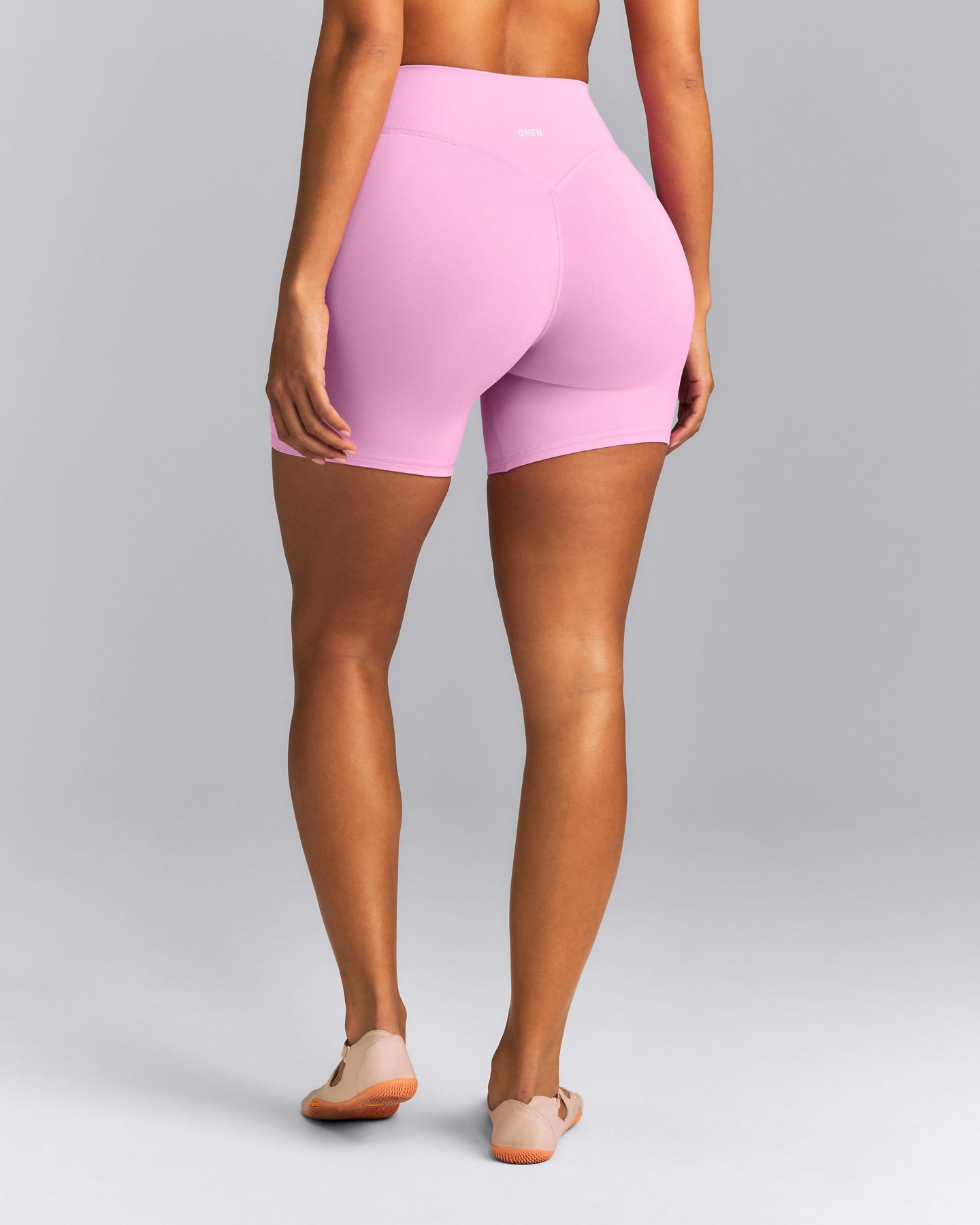 SoftMotion™ High Waisted Shorts 6" New Branding | Rose Pink