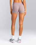 SoftMotion™ Mid Rise Micro Shorts 4" New Branding | Dusty Purple