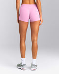 SoftMotion™ Mid Rise Micro Shorts 4" New Branding | Rose Pink