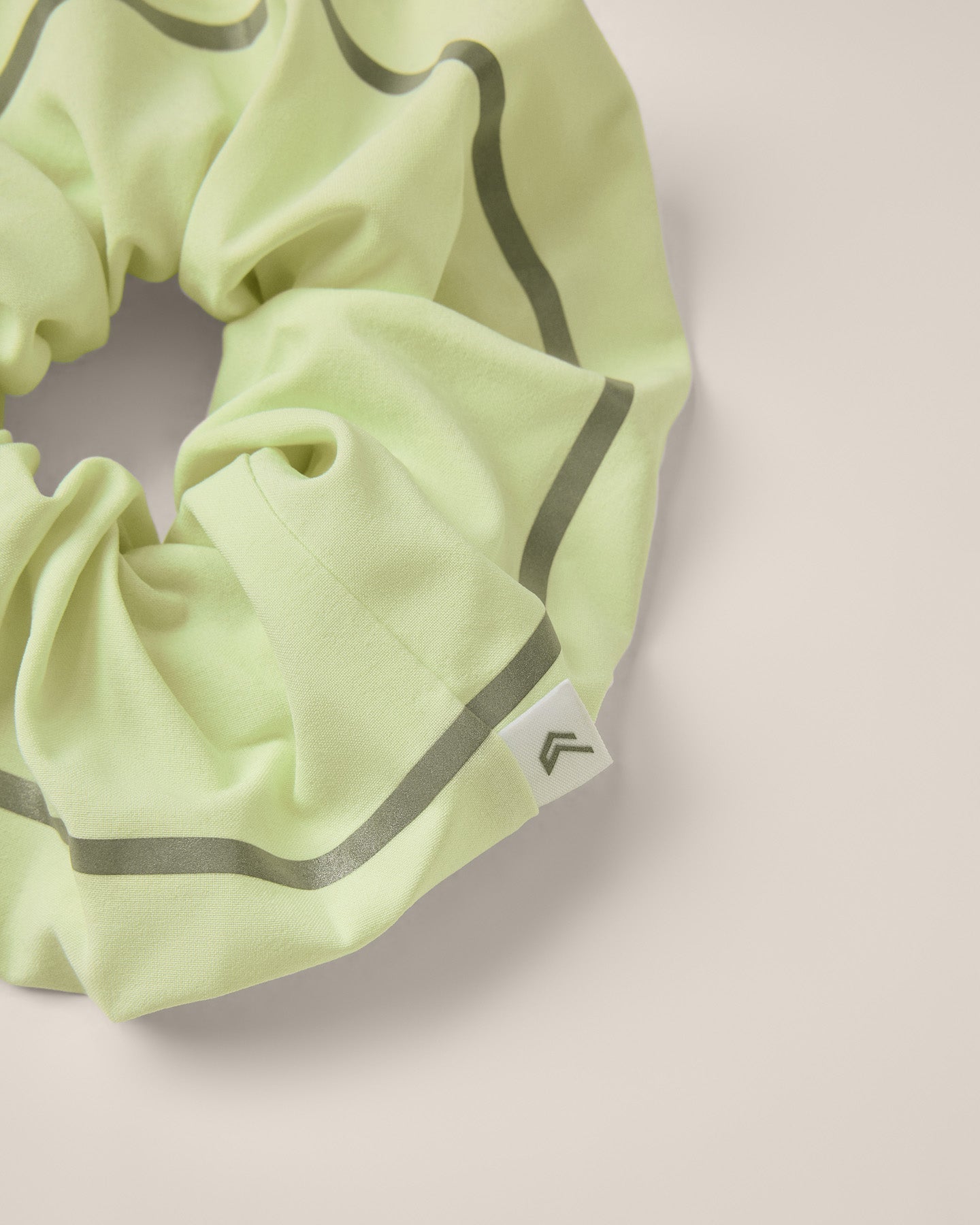 AirMove™ Reflective Scrunchie | Meadow Mist Green