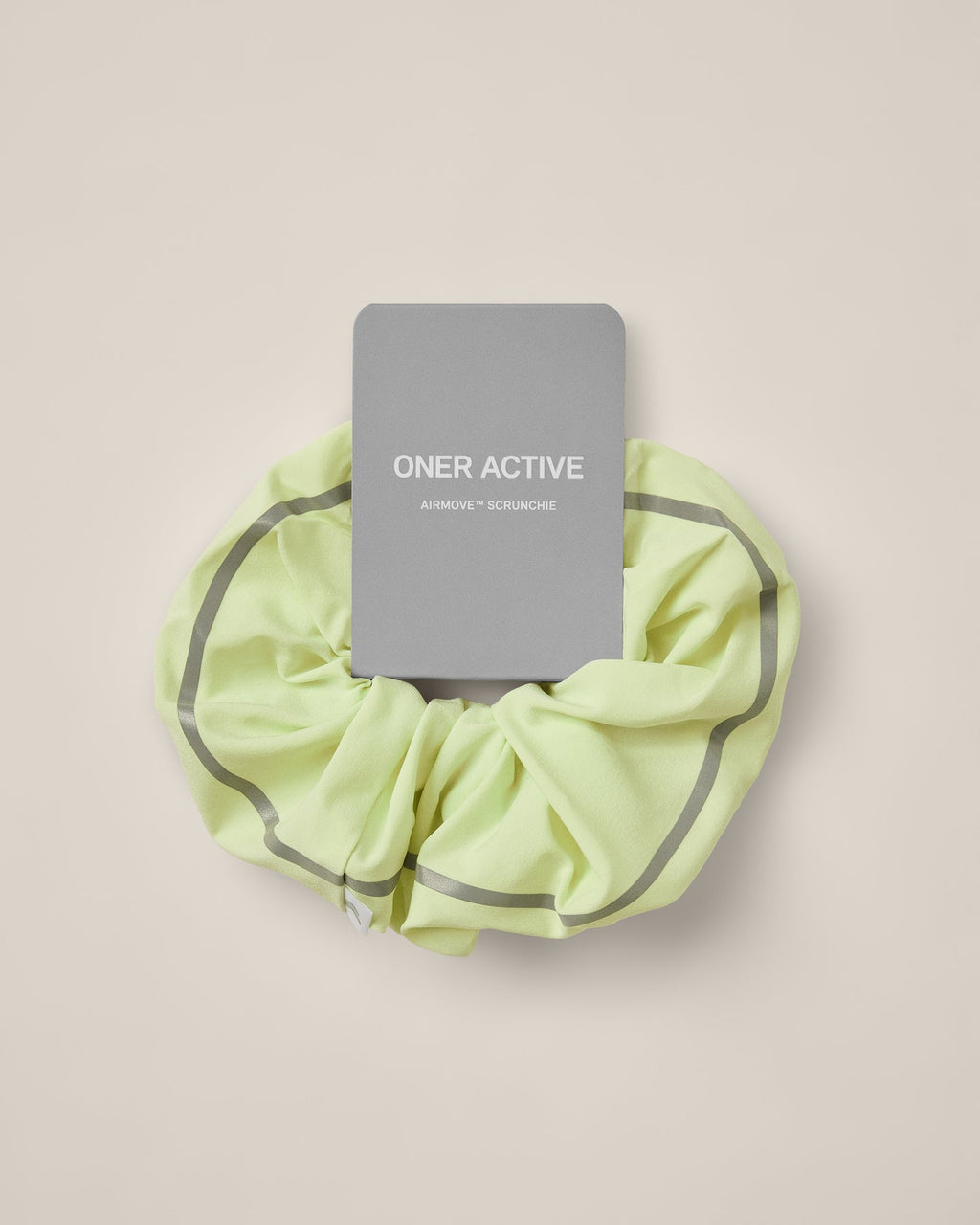AirMove™ Reflective Scrunchie | Meadow Mist Green