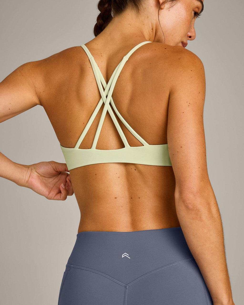 EasyLift™ Strappy Sports Bra New Branding | Meadow Mist Green