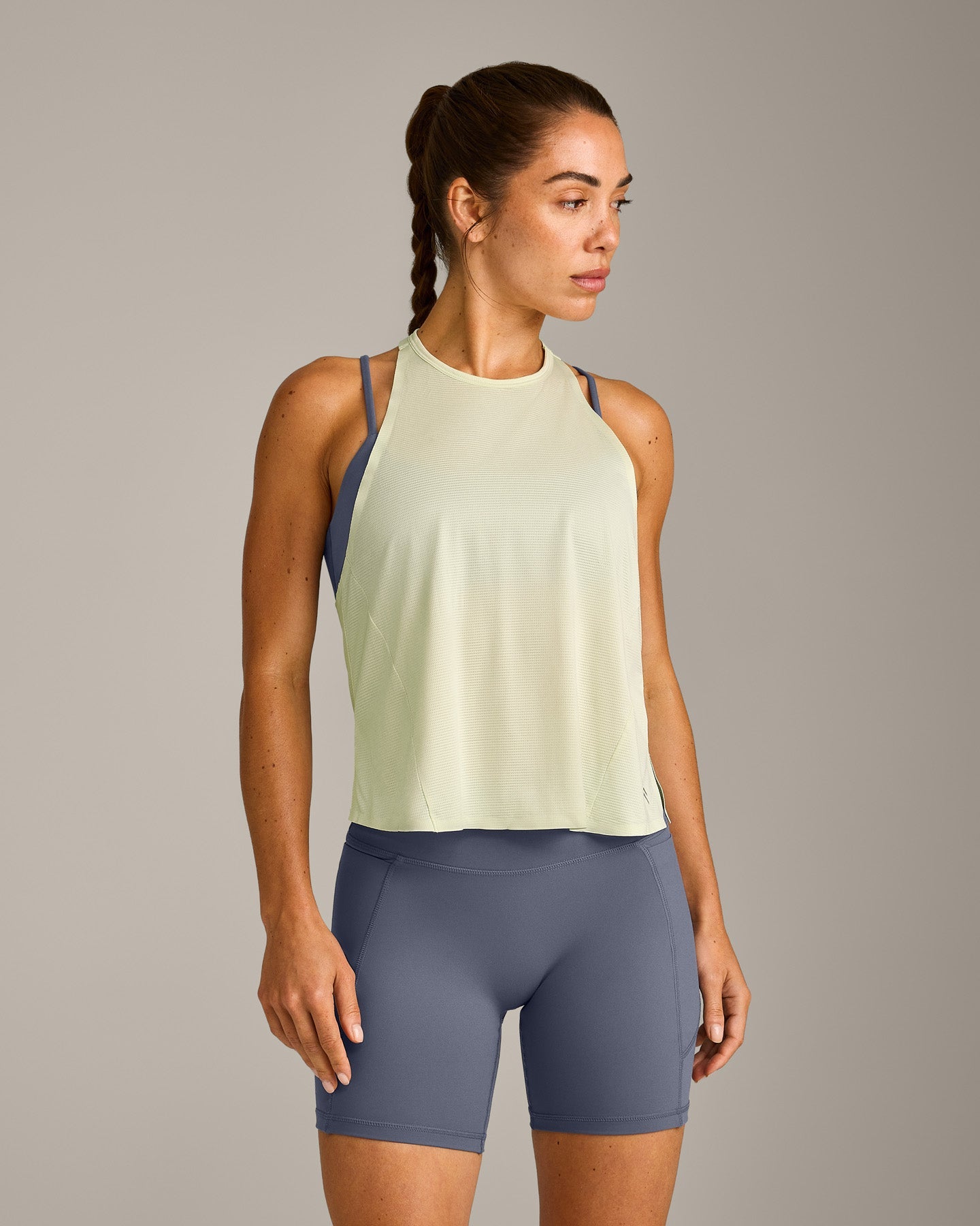 PrecisionMove™ Drop Armhole Tank Top | Meadow Mist Green