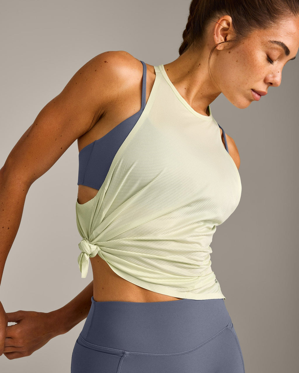 PrecisionMove™ Drop Armhole Tank Top | Meadow Mist Green