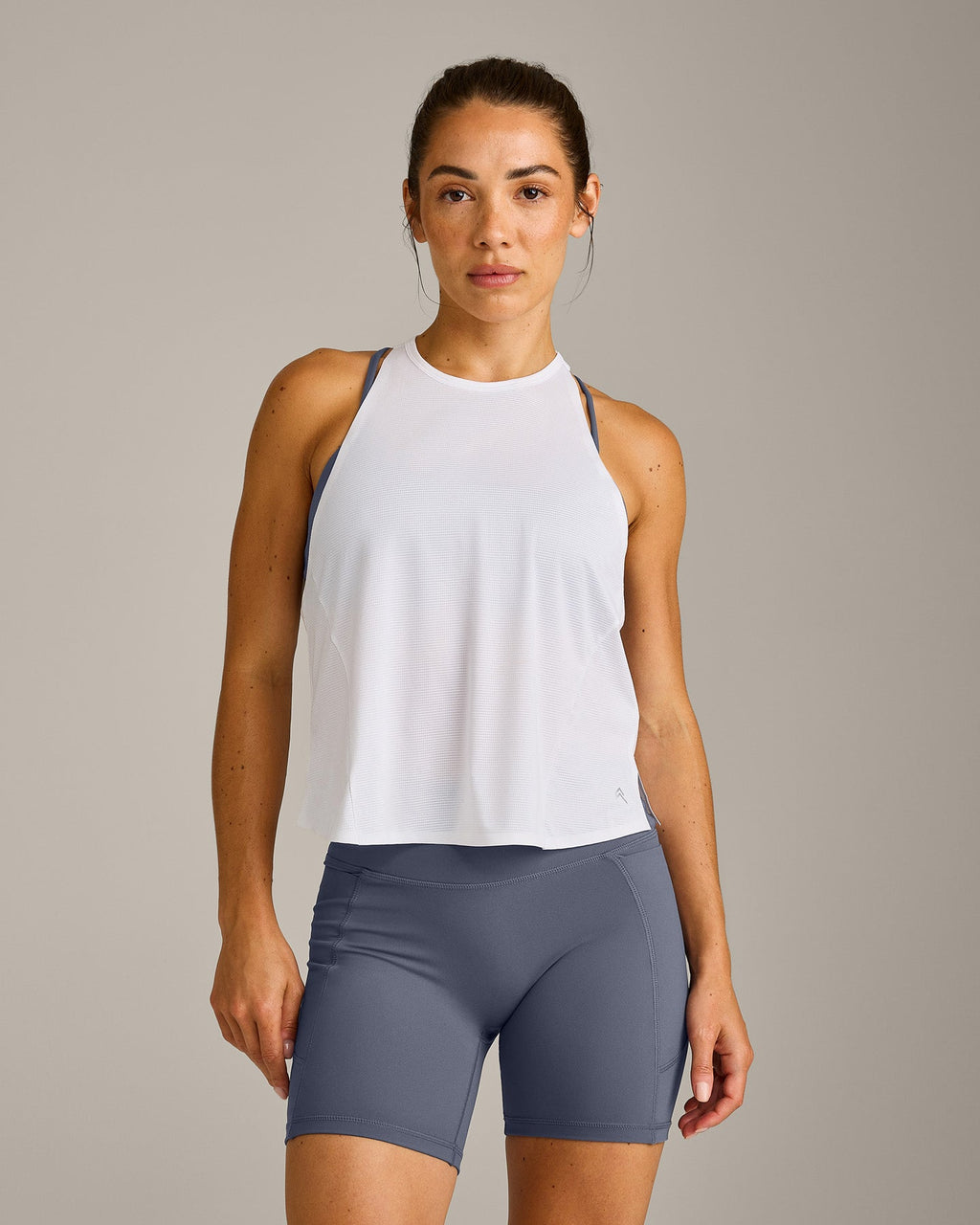 PrecisionMove™ Drop Armhole Tank Top | White