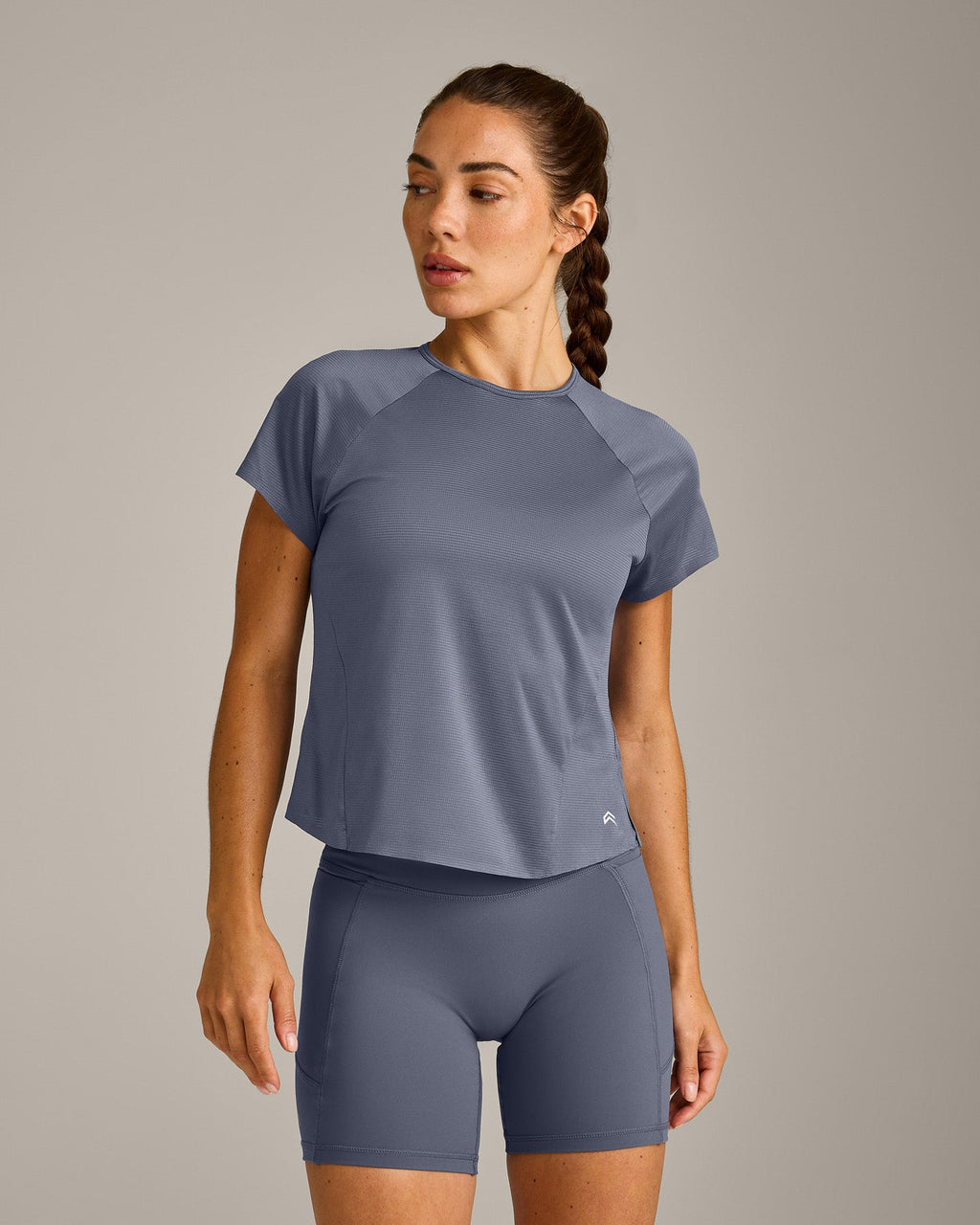 PrecisionMove™ Short Sleeve Top | Granite Blue