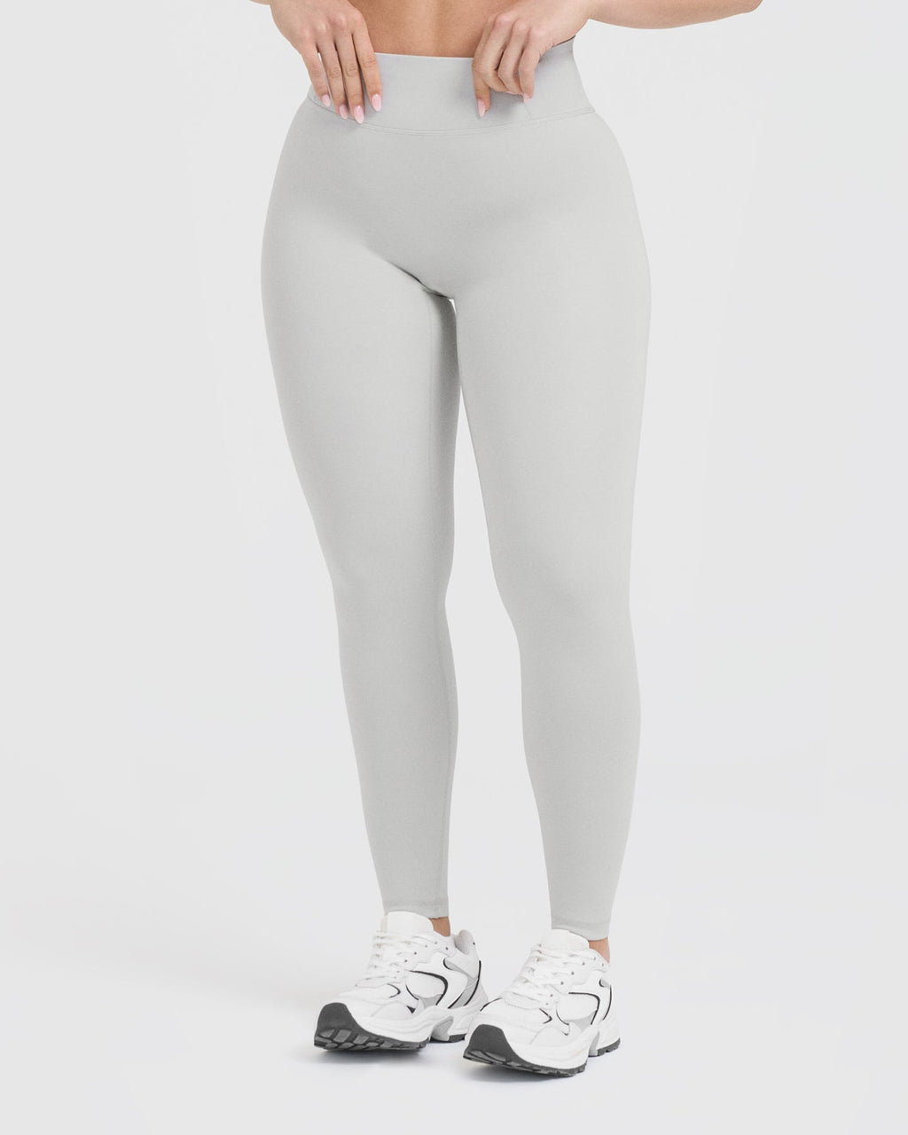 Timeless High Waisted Leggings | Light Gray