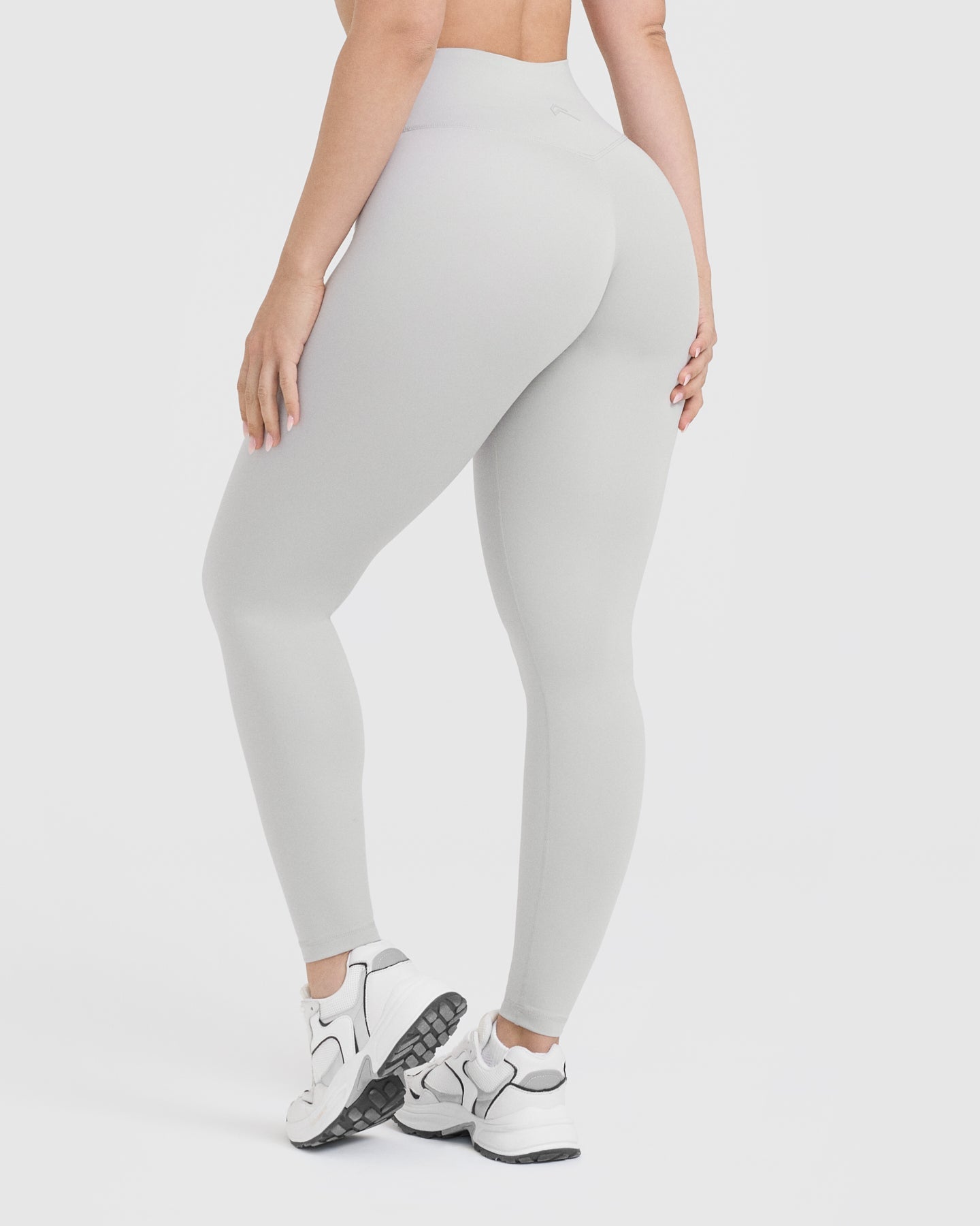 Timeless High Waisted Leggings | Light Gray