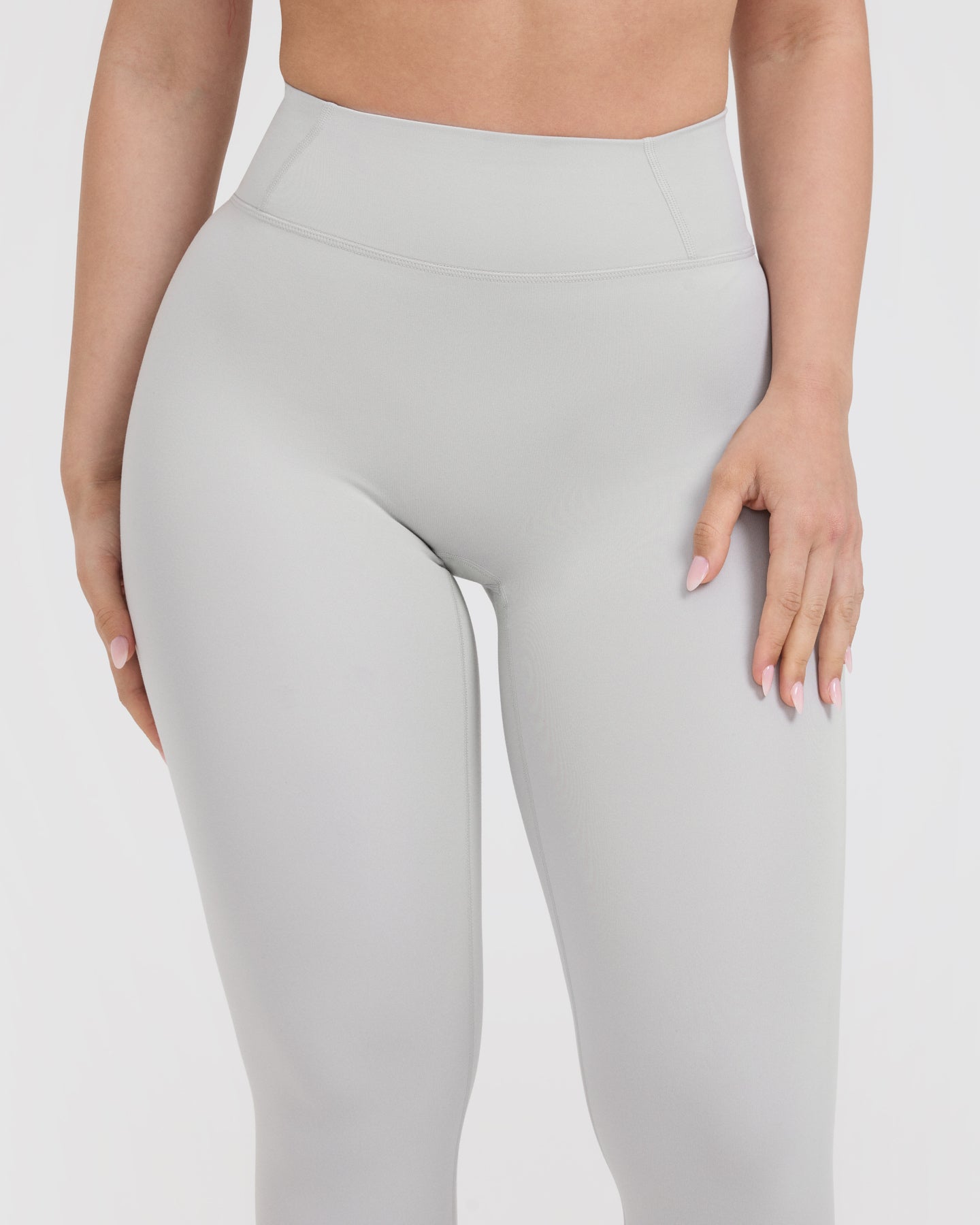 Timeless High Waisted Leggings | Light Gray